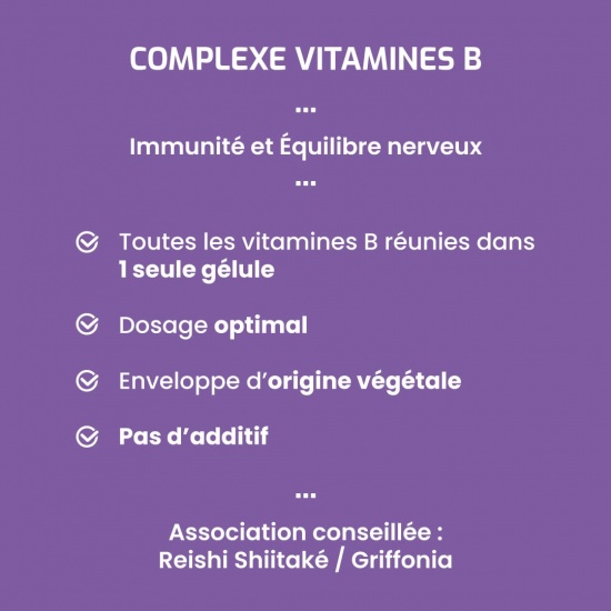 Complexe Vitamines B | Equilibre Nerveux Et émotionnel